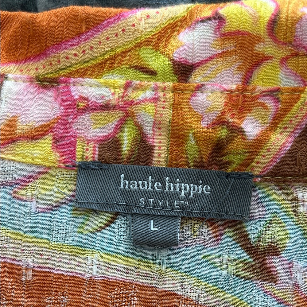 Haute Hippie Multicolor Floral Top - Picture 2 of 9